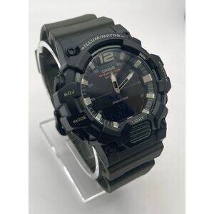 Mens Watch 46mm Casio Illuminator Dual Digital Analog World Time Multifunction